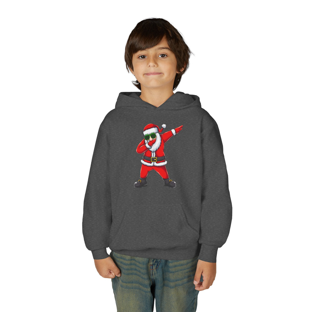 Dabbing Santa Youth Hoodie — Funny Christmas Kids Pullover
