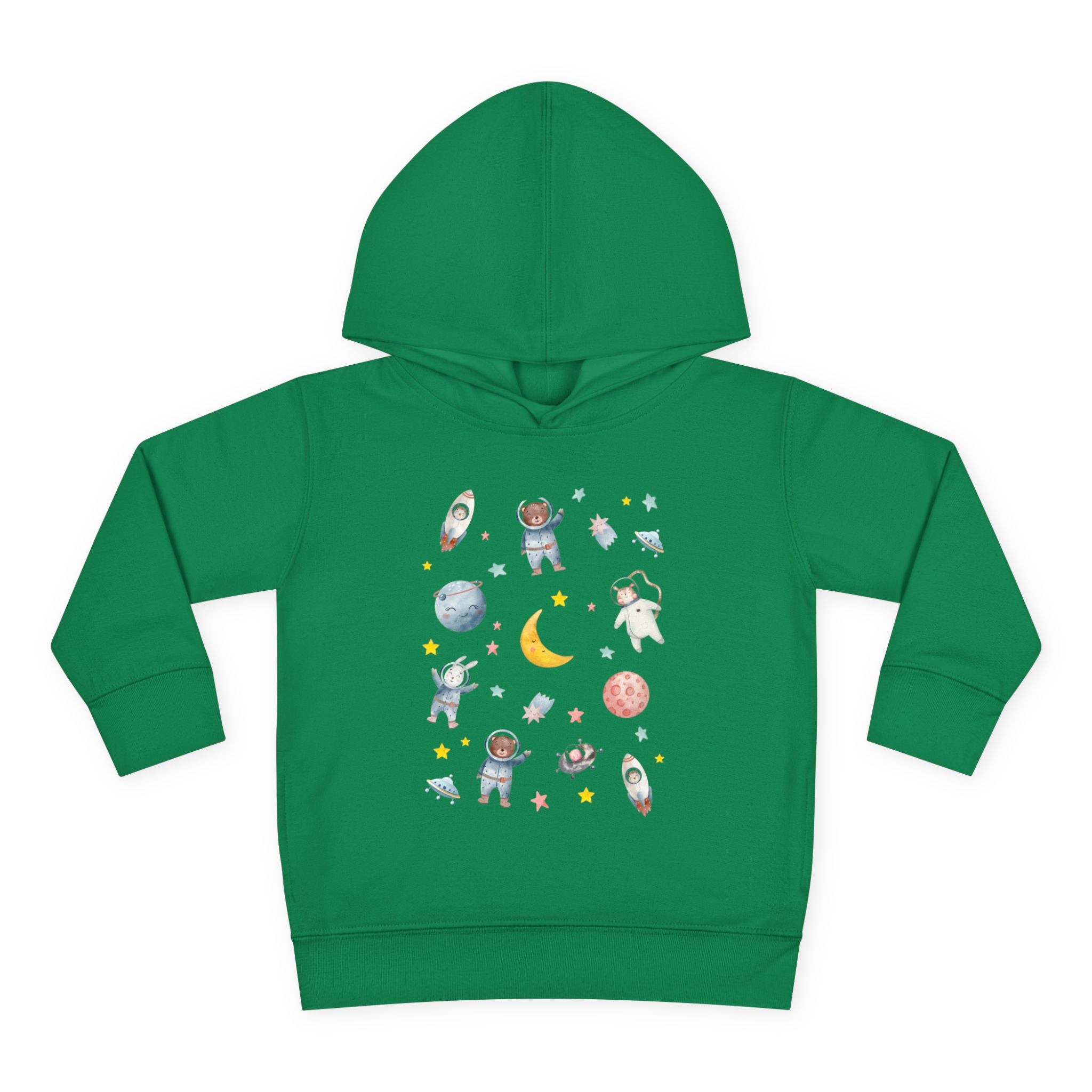 Toddler Space Hoodie — Cute Astronauts, Planets & Stars Pullover