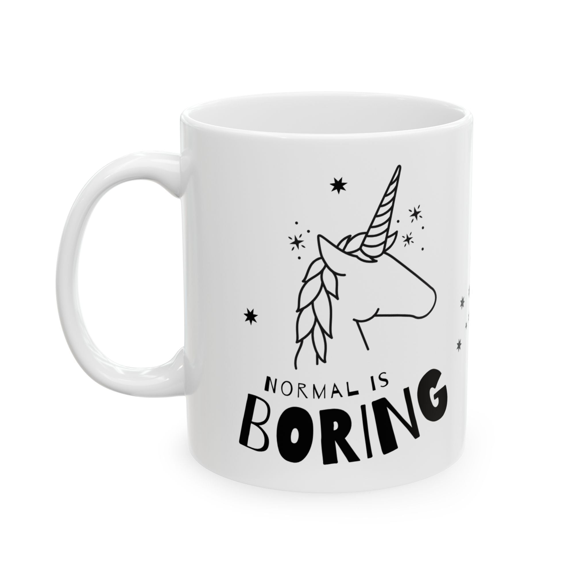 Inspirational Unicorn Mug – "Be A Unicorn" Ceramic Coffee Cup (11oz, 15oz)