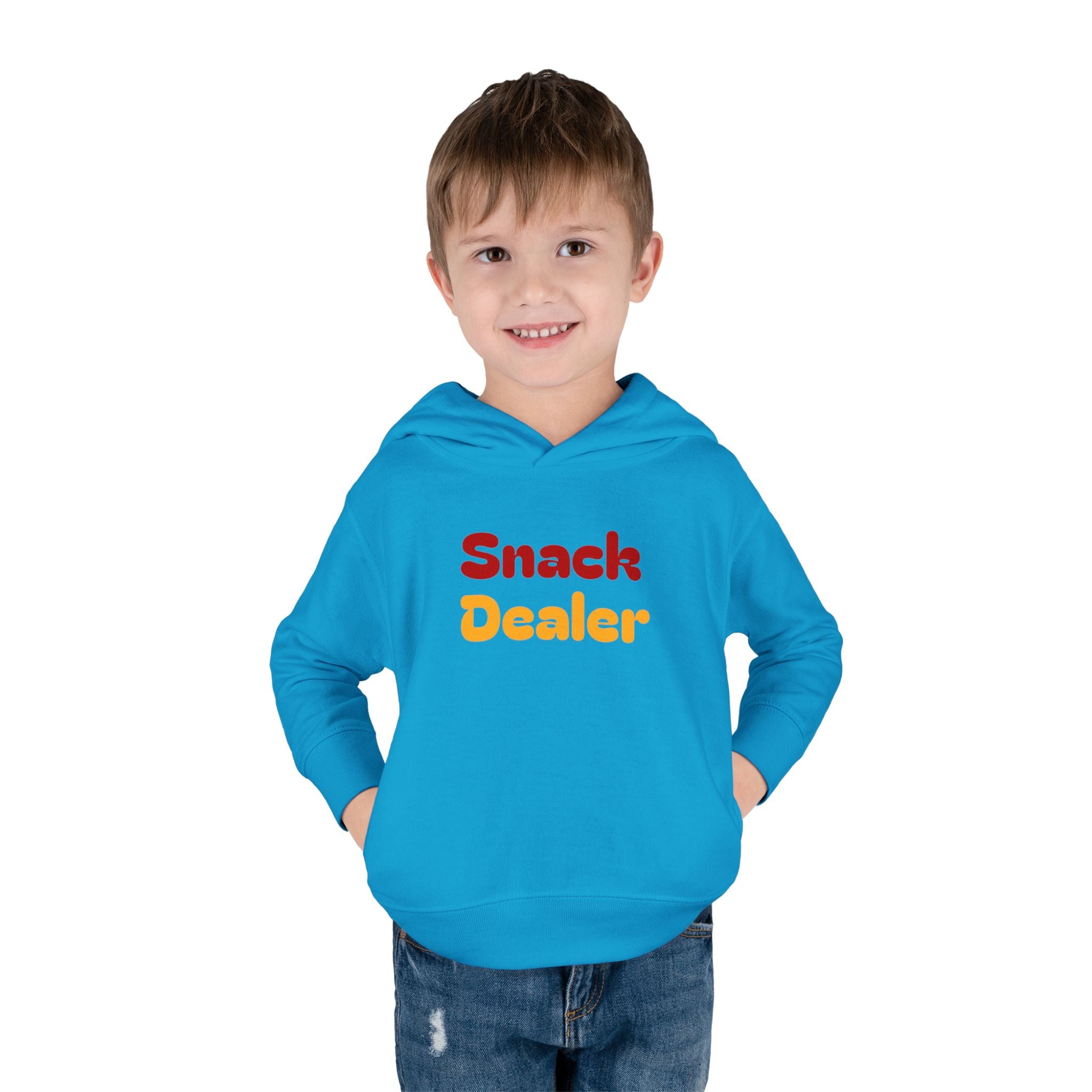 Toddler Hoodie - "Snack Dealer" Cute Snack Backpack Pullover