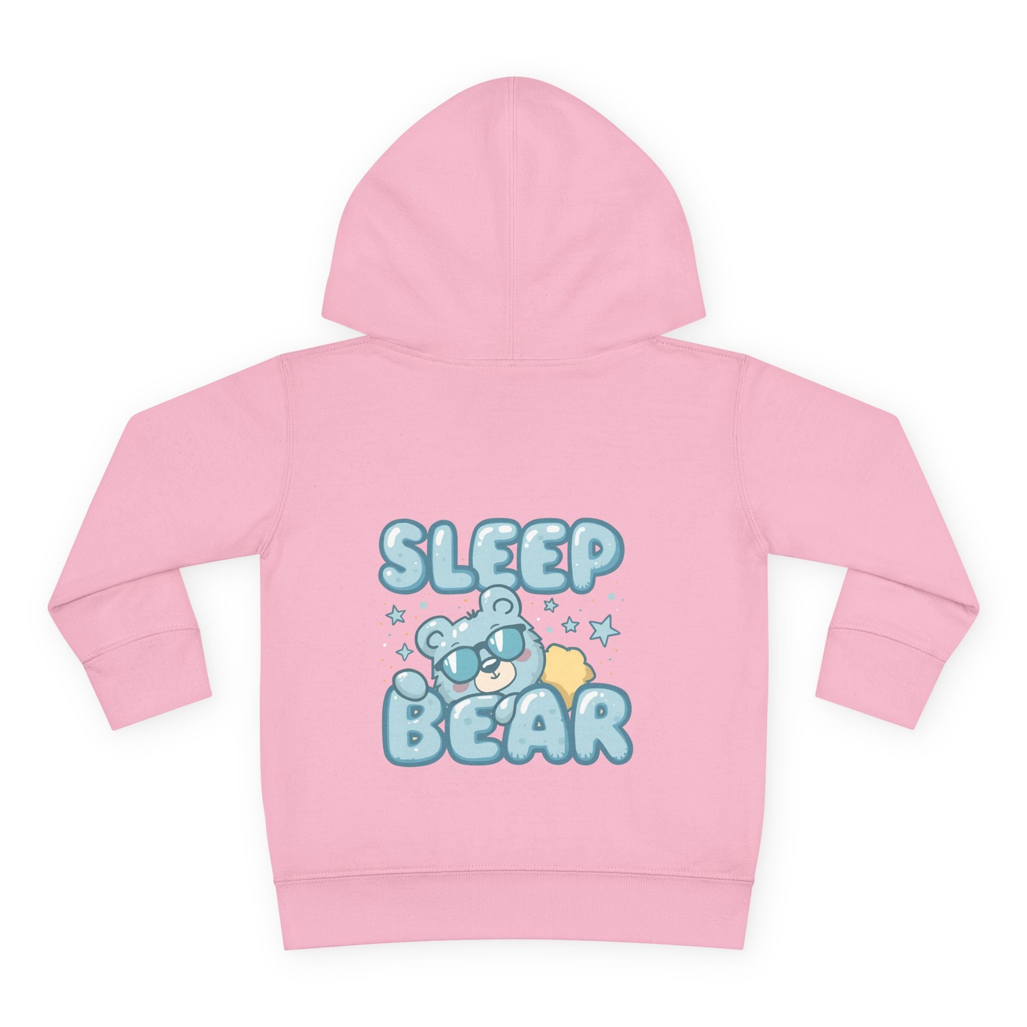 Toddler Fleece Hoodie - Nap Chief Bear Design
