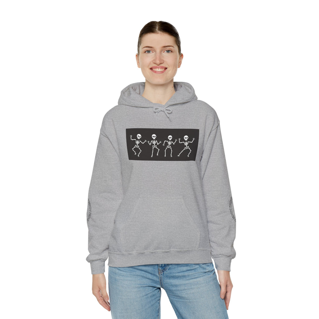 Floral Skull Hoodie - Cozy Unisex Sweatshirt for Art and Gothic Fashion Enthusiasts