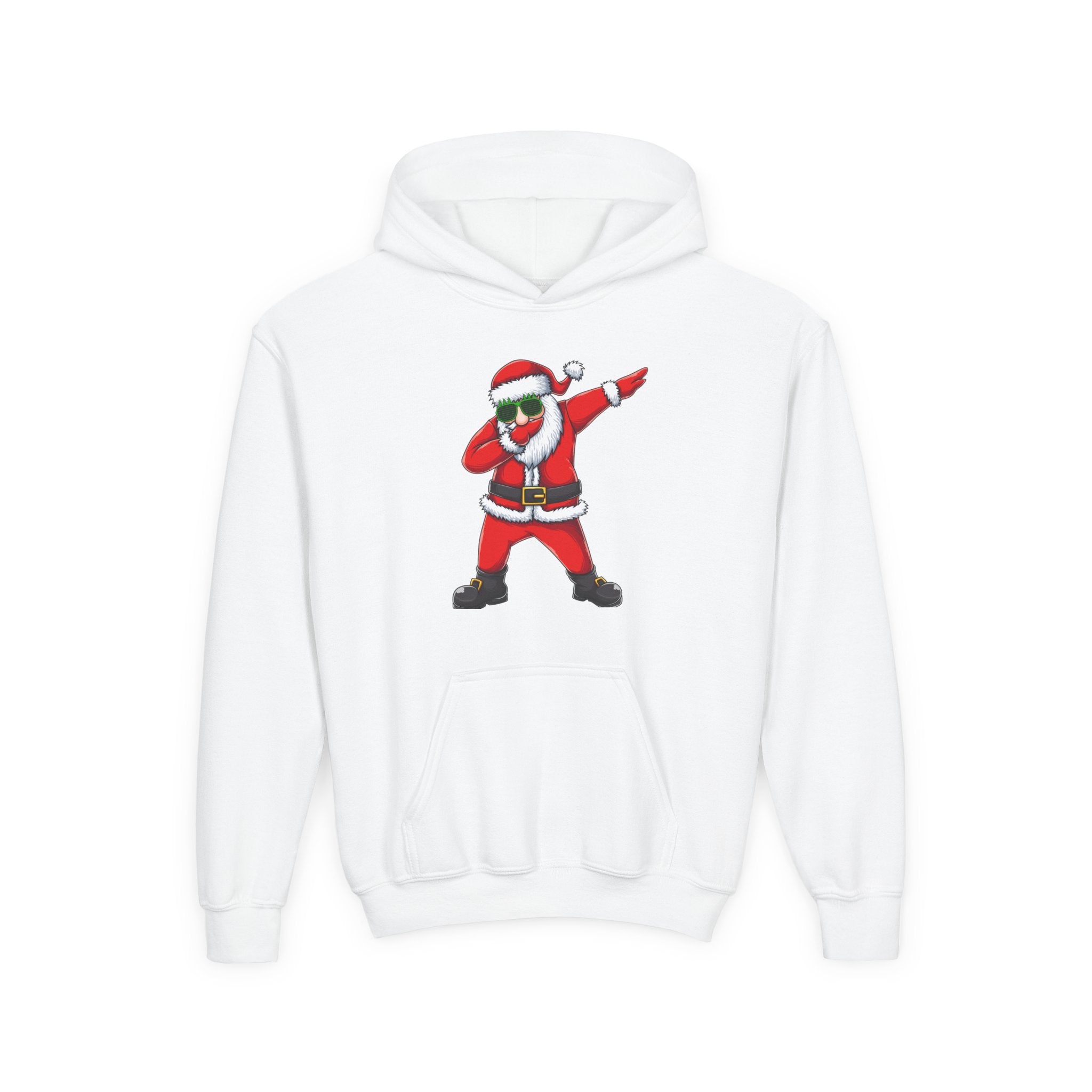 Dabbing Santa Youth Hoodie — Funny Christmas Kids Pullover