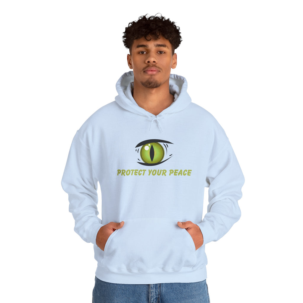 Hooded Sweatshirt - 'Protect Your Peace' Eye Design