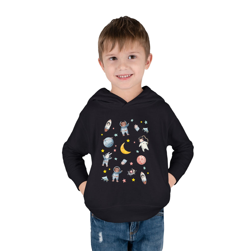 Toddler Space Hoodie — Cute Astronauts, Planets & Stars Pullover