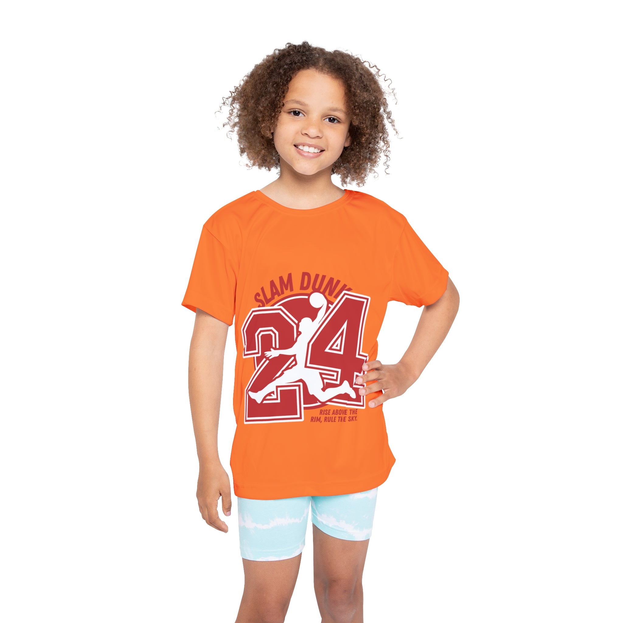 Kids Basketball Jersey "Slam Dunk 24" – Youth Athletic Tee