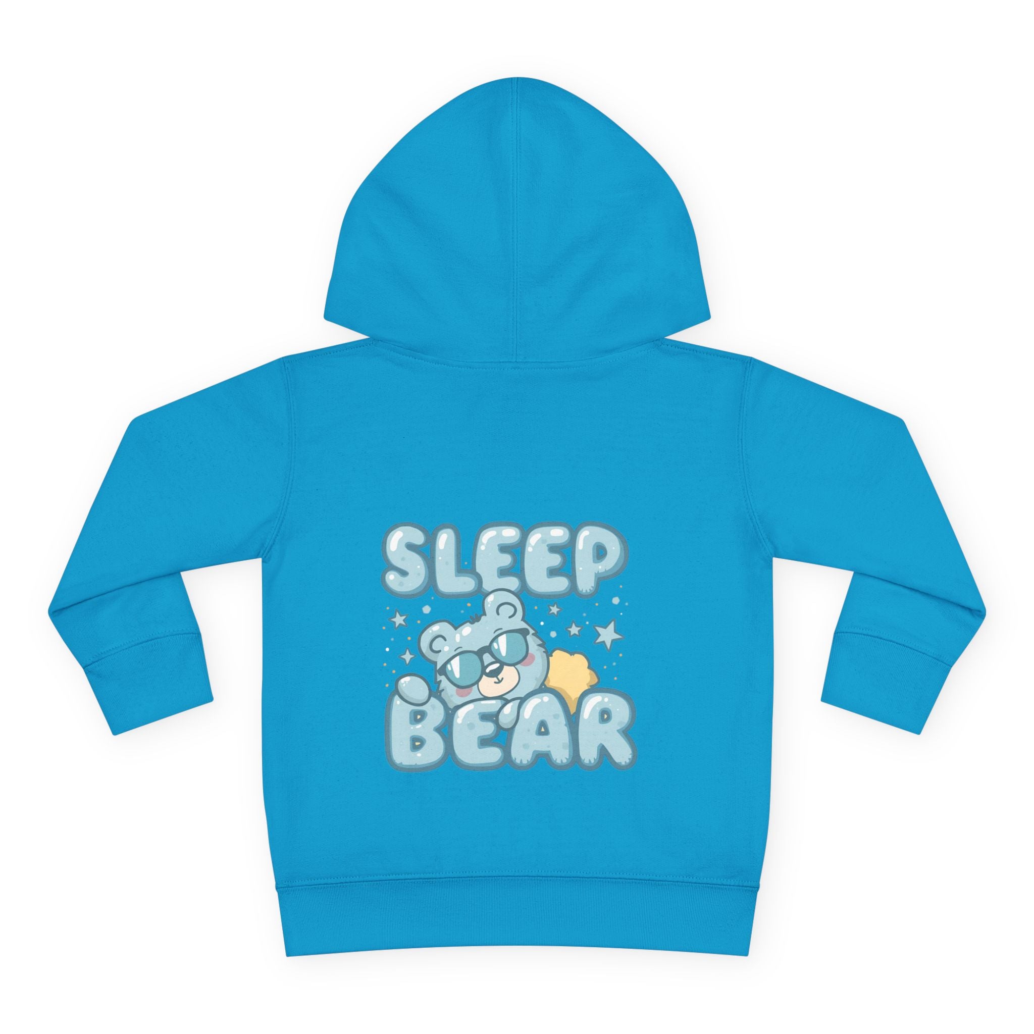 Toddler Fleece Hoodie - Nap Chief Bear Design