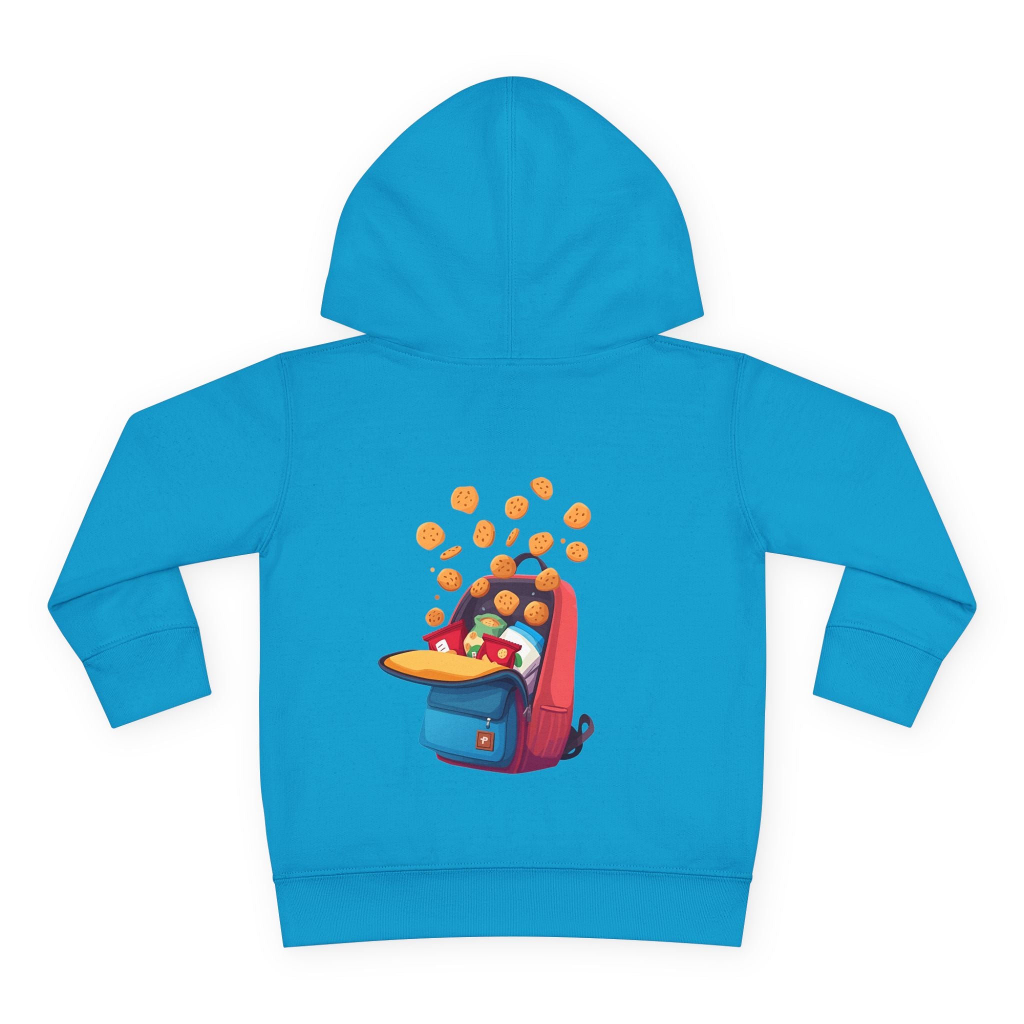 Toddler Hoodie - "Snack Dealer" Cute Snack Backpack Pullover