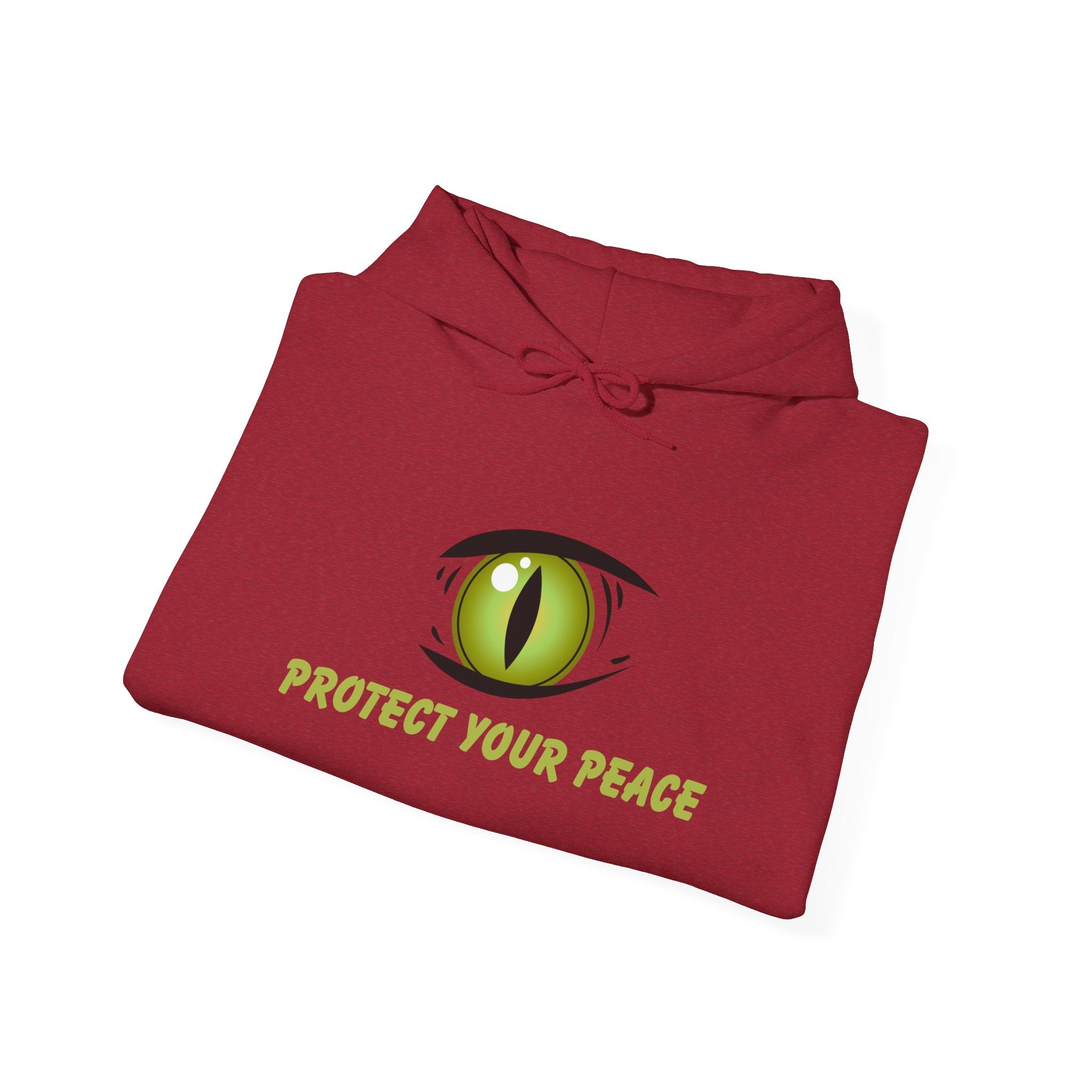 Hooded Sweatshirt - 'Protect Your Peace' Eye Design