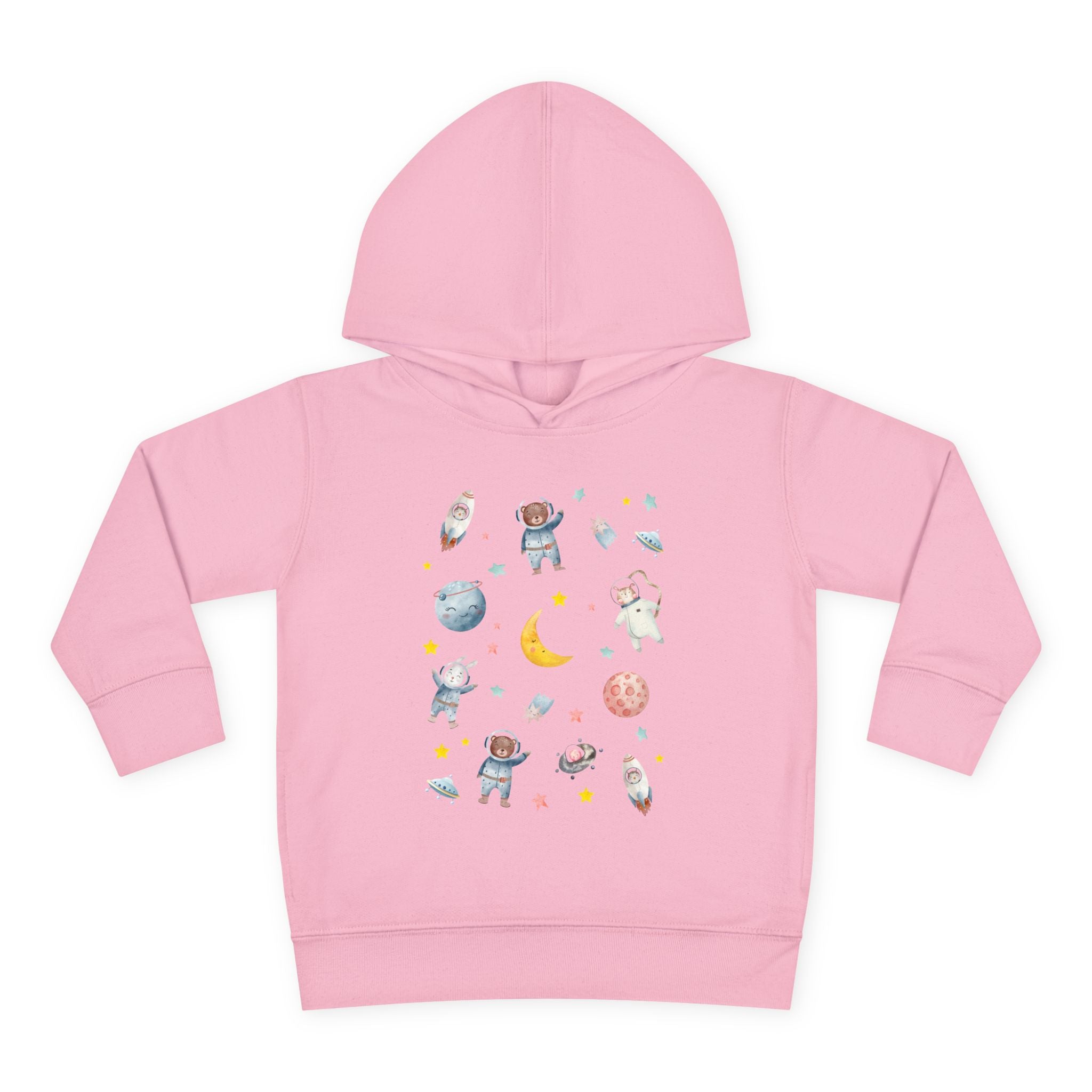 Toddler Space Hoodie — Cute Astronauts, Planets & Stars Pullover
