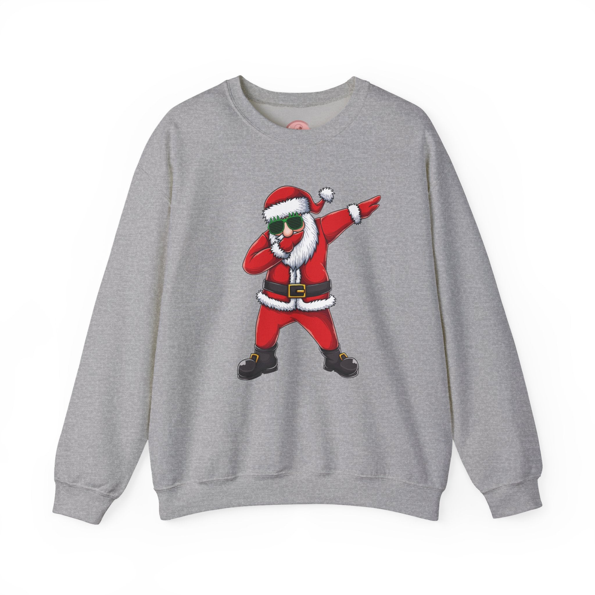 Dabbing Santa Sweatshirt — Funny Christmas Crewneck Holiday Pullover