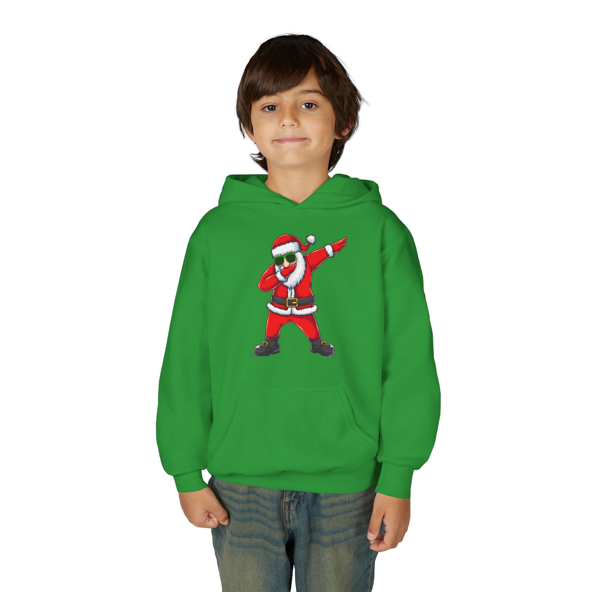 Dabbing Santa Youth Hoodie — Funny Christmas Kids Pullover