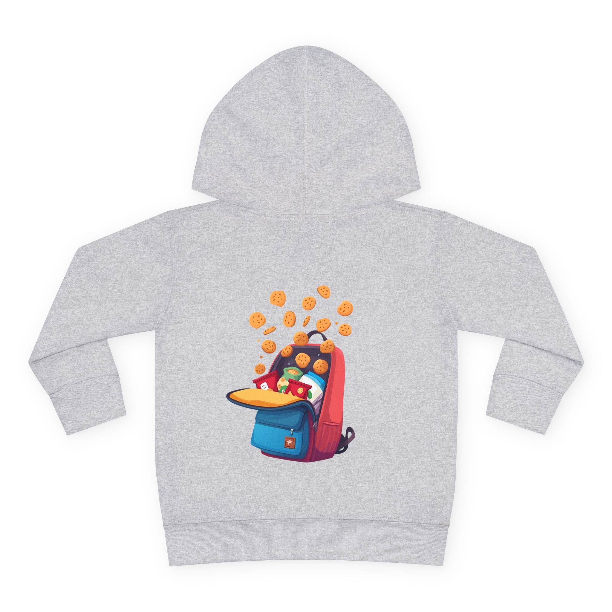 Toddler Hoodie - "Snack Dealer" Cute Snack Backpack Pullover