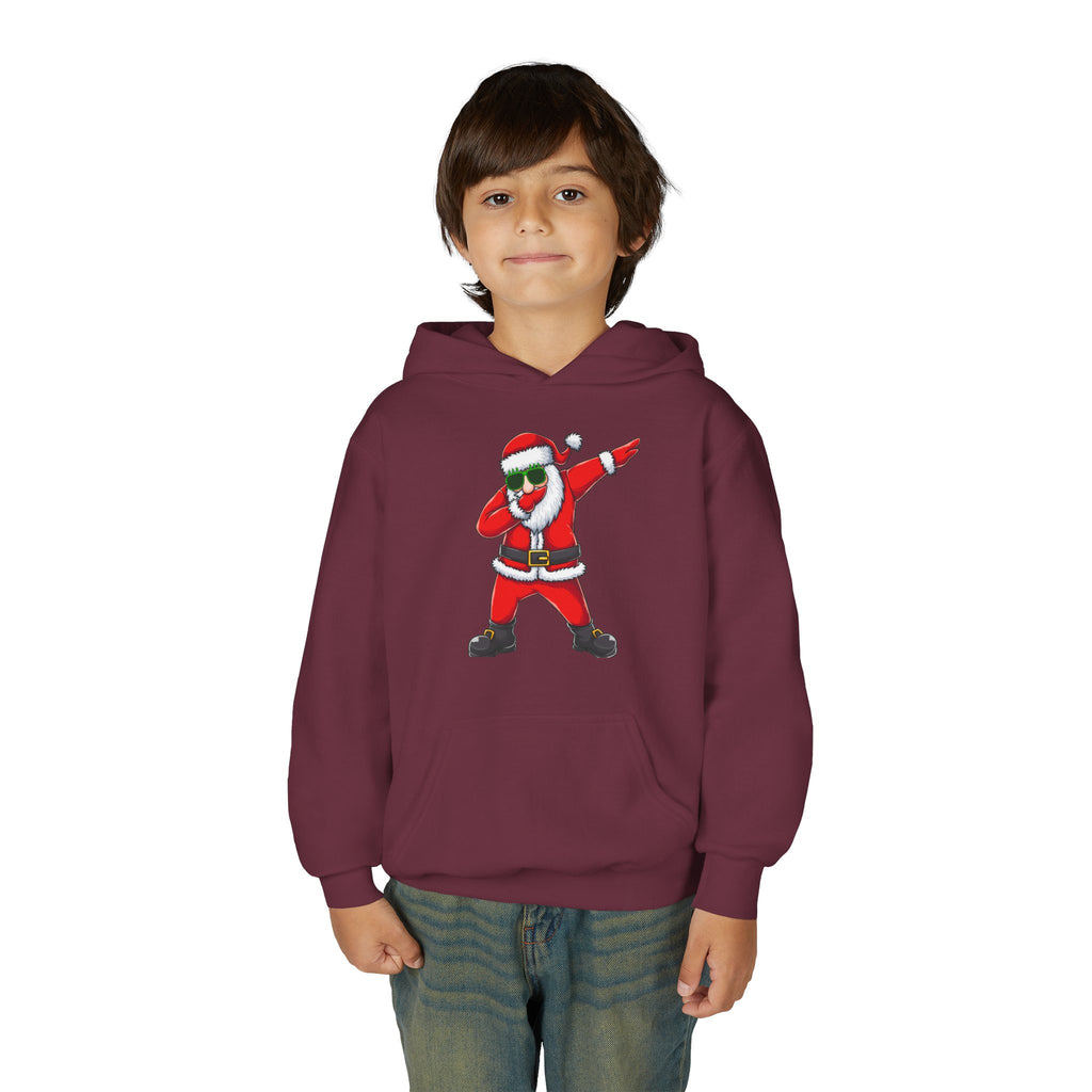 Dabbing Santa Youth Hoodie — Funny Christmas Kids Pullover