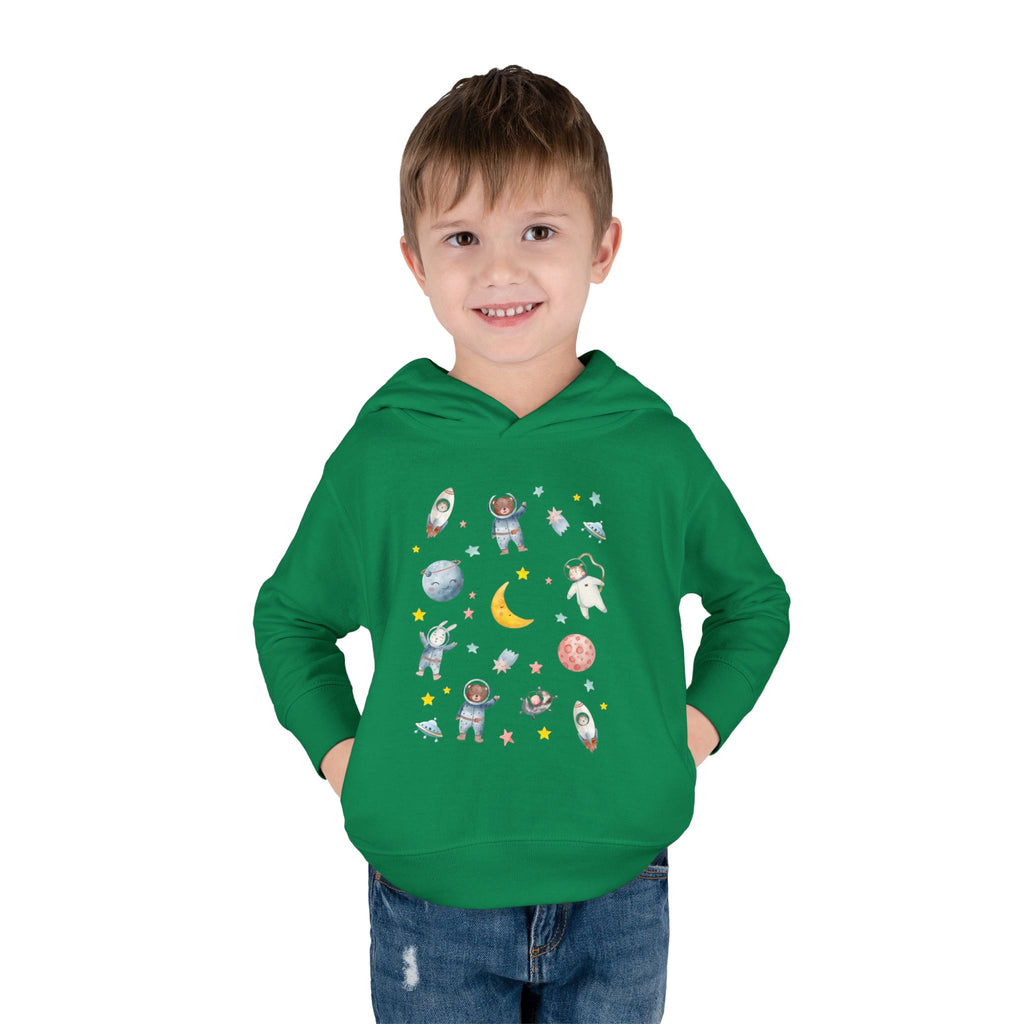 Toddler Space Hoodie — Cute Astronauts, Planets & Stars Pullover