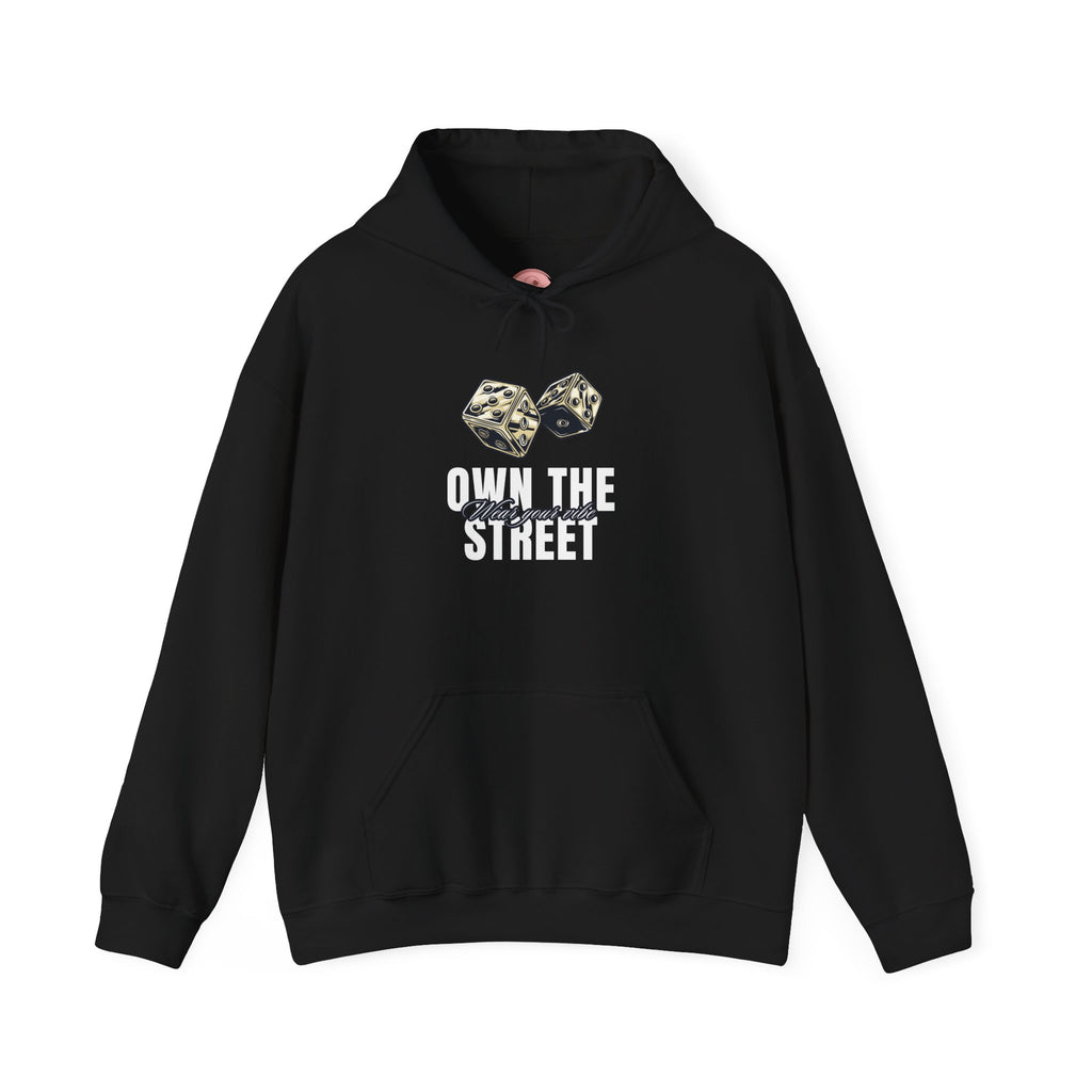 Own The Street Hoodie — Dice Graphic Streetwear Pullover
