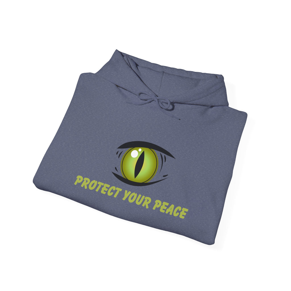 Hooded Sweatshirt - 'Protect Your Peace' Eye Design