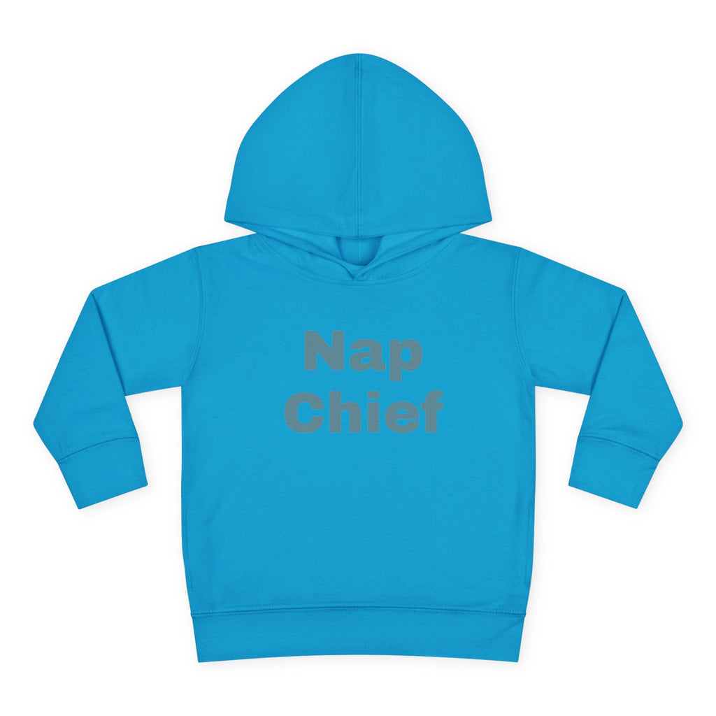 Toddler Fleece Hoodie - Nap Chief Bear Design