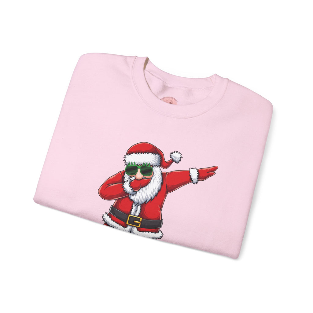 Dabbing Santa Sweatshirt — Funny Christmas Crewneck Holiday Pullover
