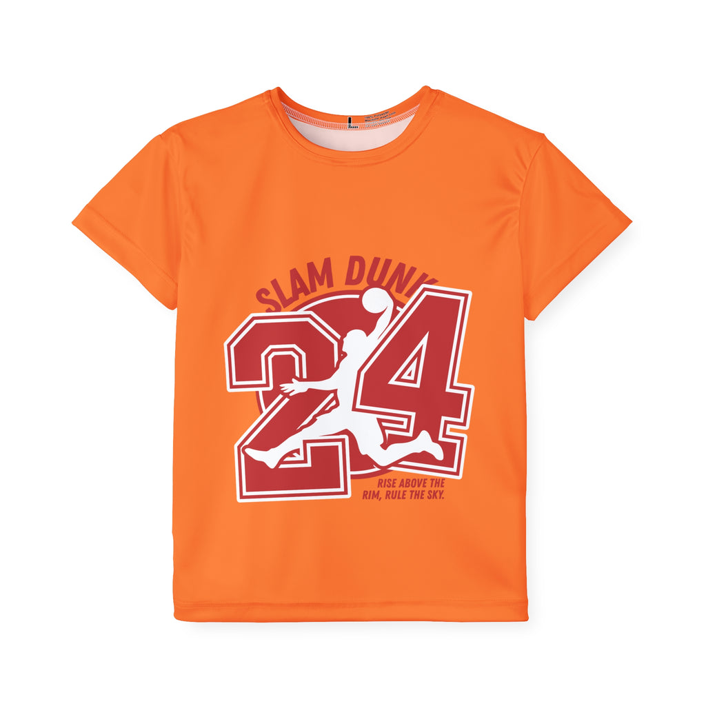 Kids Basketball Jersey "Slam Dunk 24" – Youth Athletic Tee
