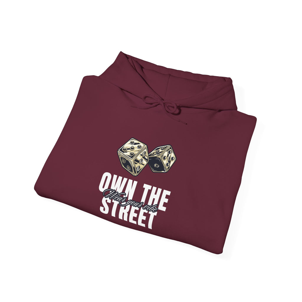 Own The Street Hoodie — Dice Graphic Streetwear Pullover