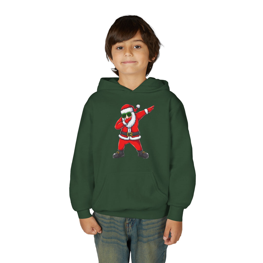 Dabbing Santa Youth Hoodie — Funny Christmas Kids Pullover