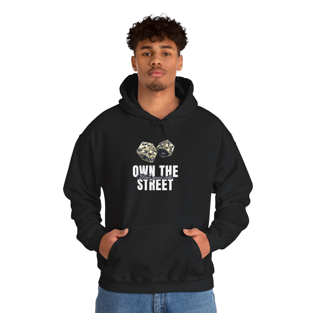 Own The Street Hoodie — Dice Graphic Streetwear Pullover