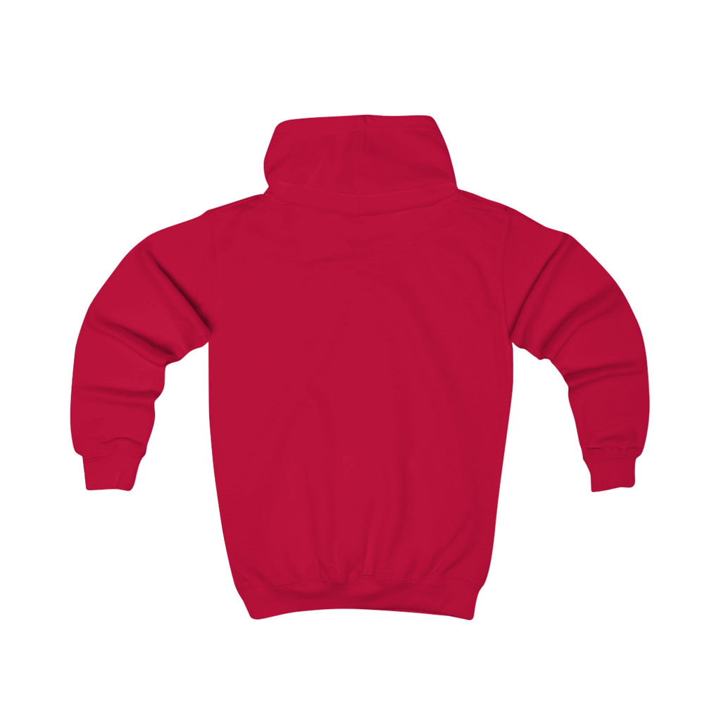 Kids Hoodie - Vibrant 'BE yourself' Graphic Orange Cozy Sweatshirt for Confidence and Comfort