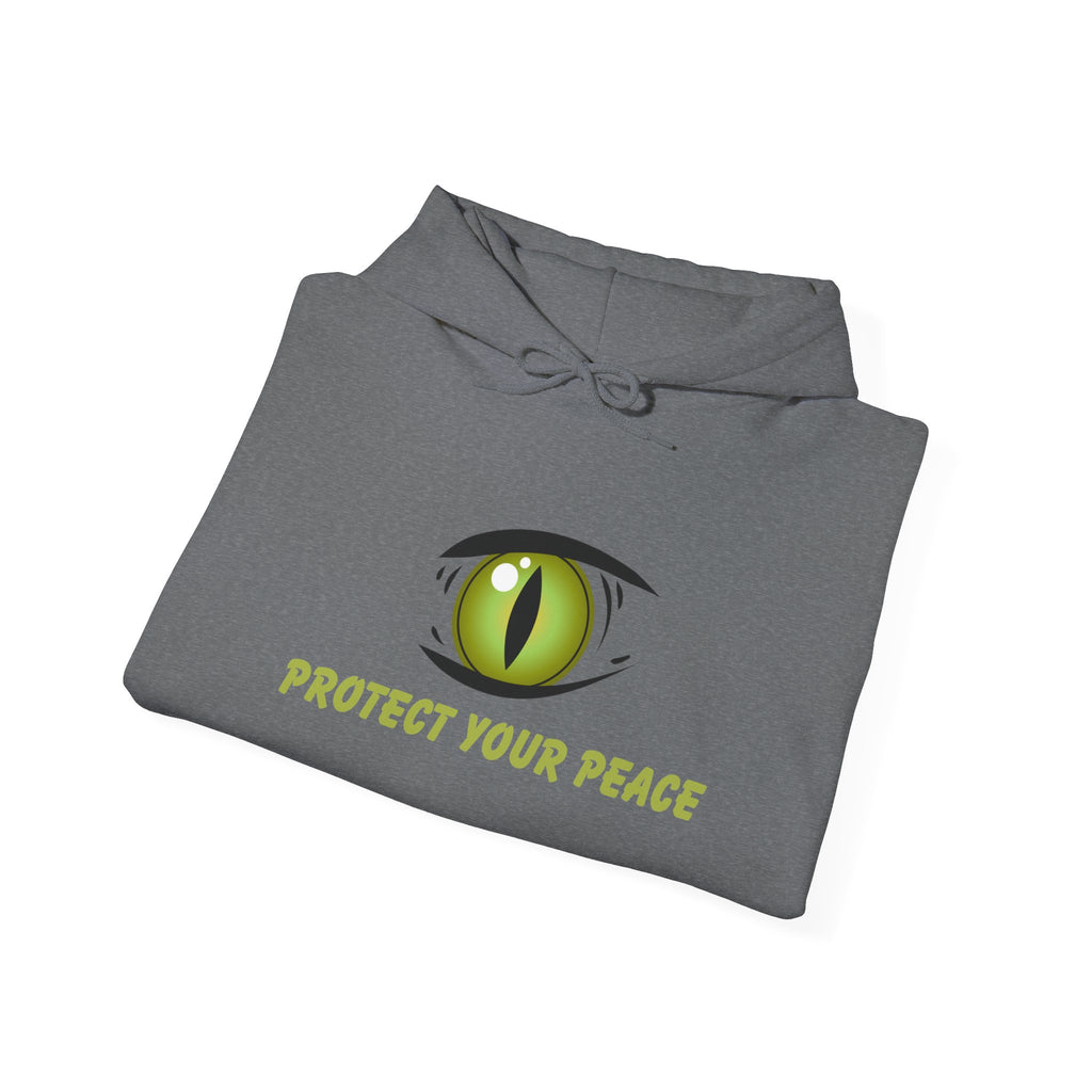 Hooded Sweatshirt - 'Protect Your Peace' Eye Design