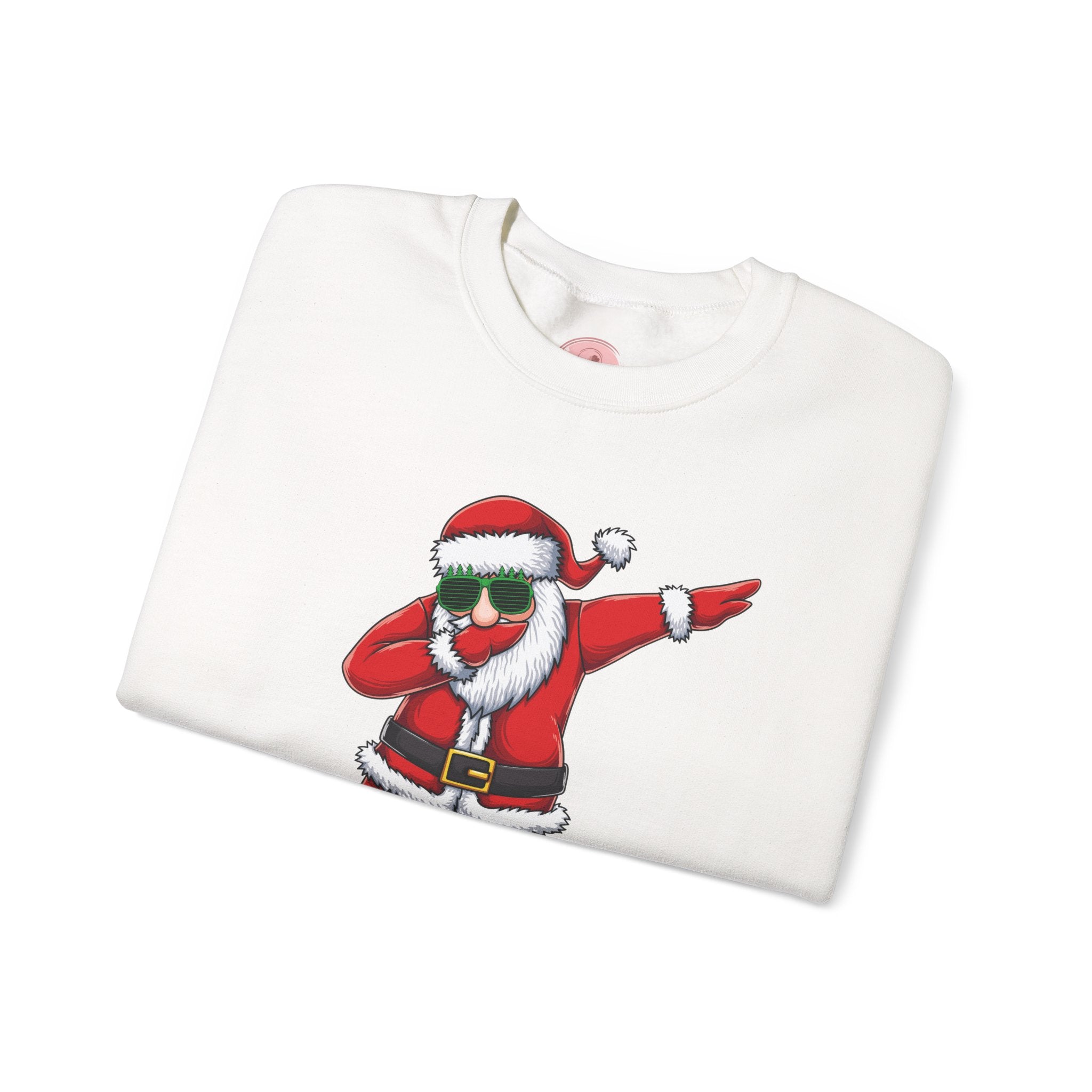 Dabbing Santa Sweatshirt — Funny Christmas Crewneck Holiday Pullover