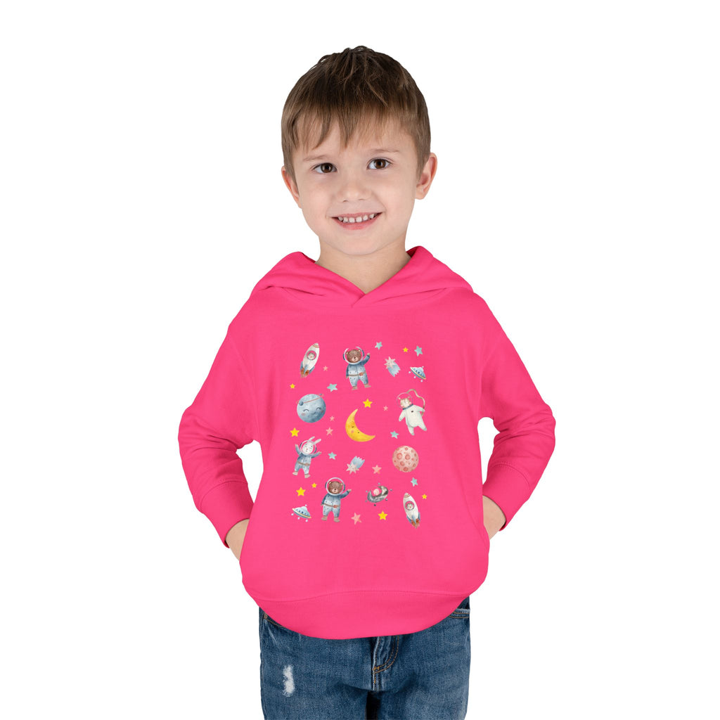 Toddler Space Hoodie — Cute Astronauts, Planets & Stars Pullover