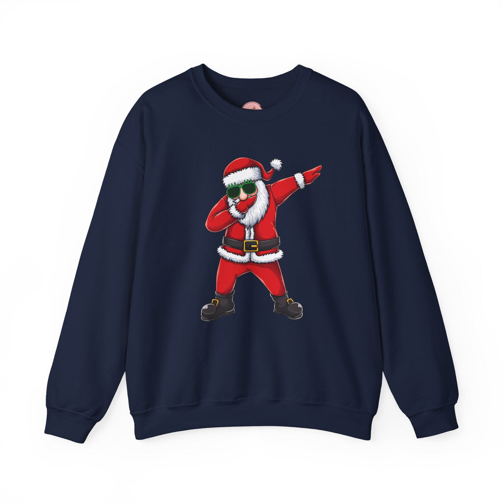 Dabbing Santa Sweatshirt — Funny Christmas Crewneck Holiday Pullover