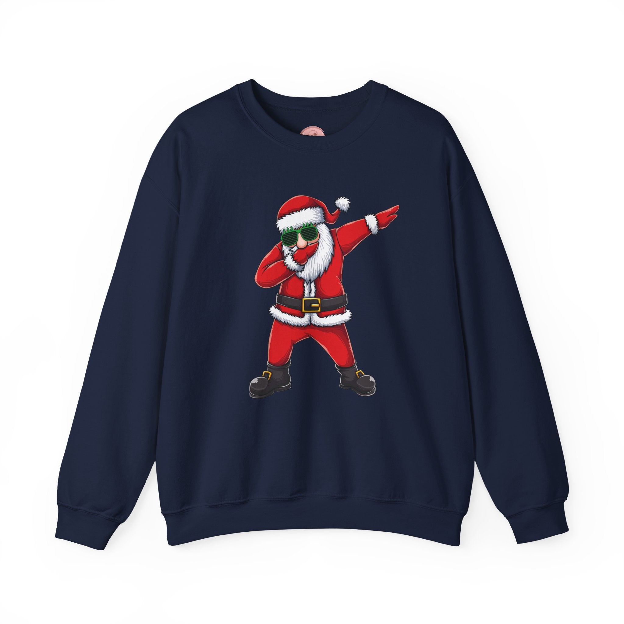 Dabbing Santa Sweatshirt — Funny Christmas Crewneck Holiday Pullover