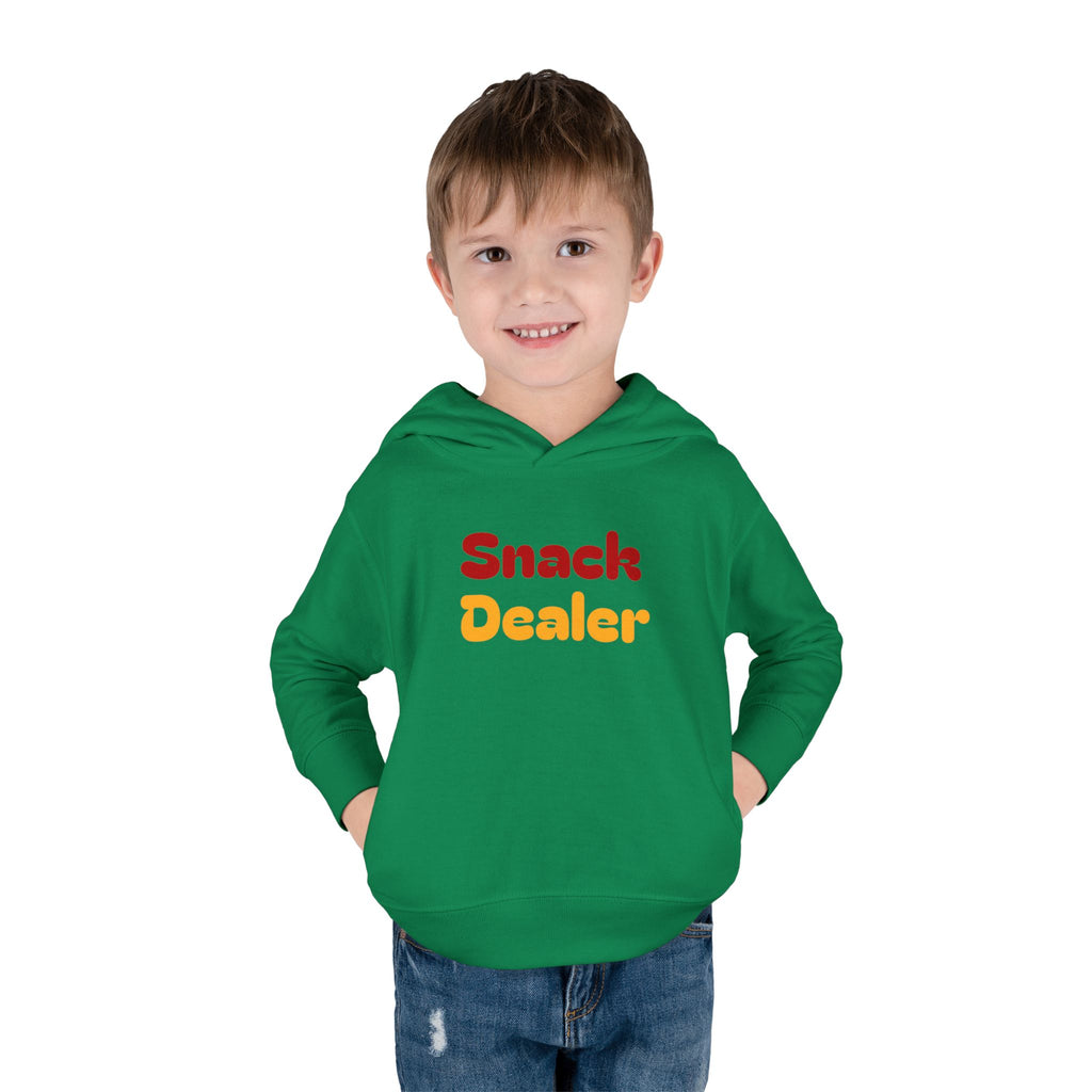 Toddler Hoodie - "Snack Dealer" Cute Snack Backpack Pullover