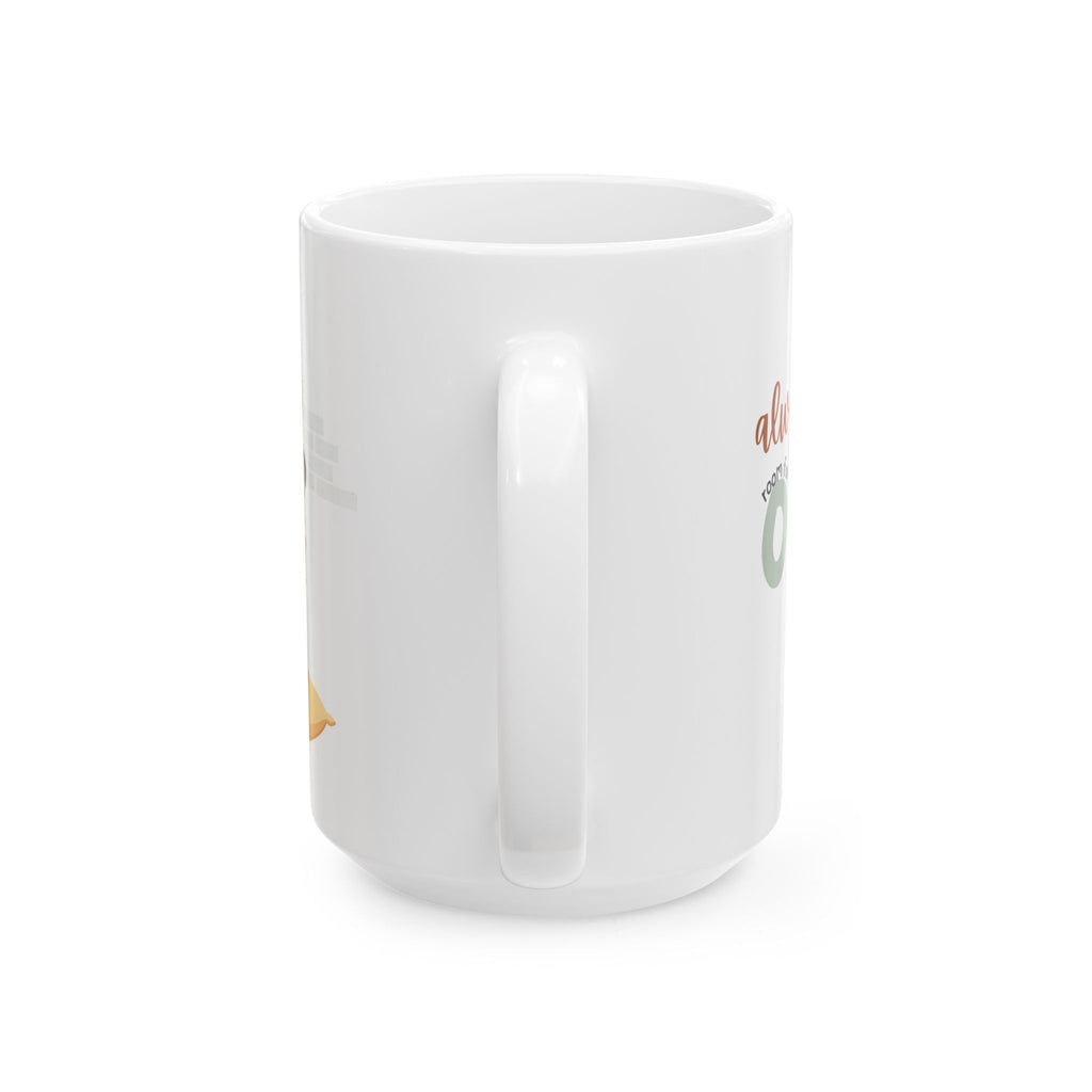 Welcome Home Dog & Plants Ceramic Mug – Cozy Pet Lover Coffee Cup (11oz/15oz)