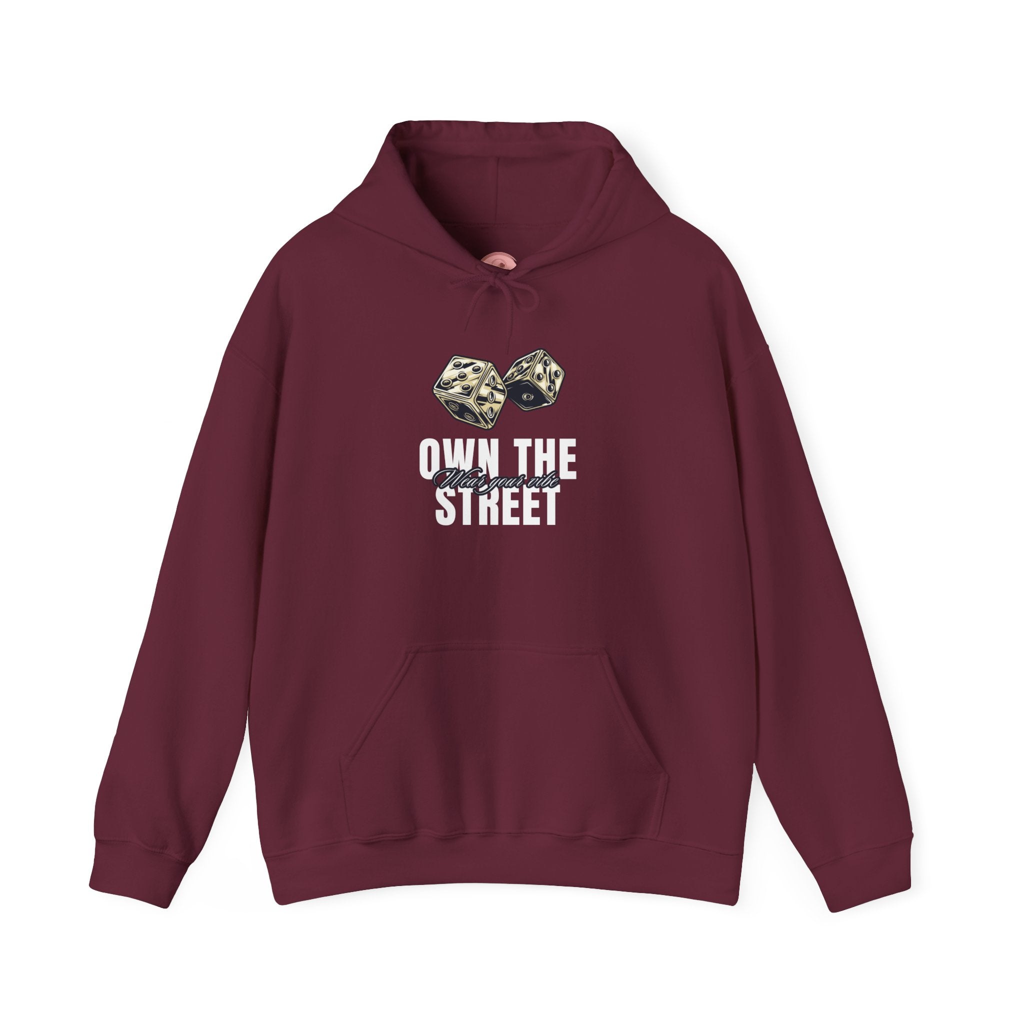 Own The Street Hoodie — Dice Graphic Streetwear Pullover