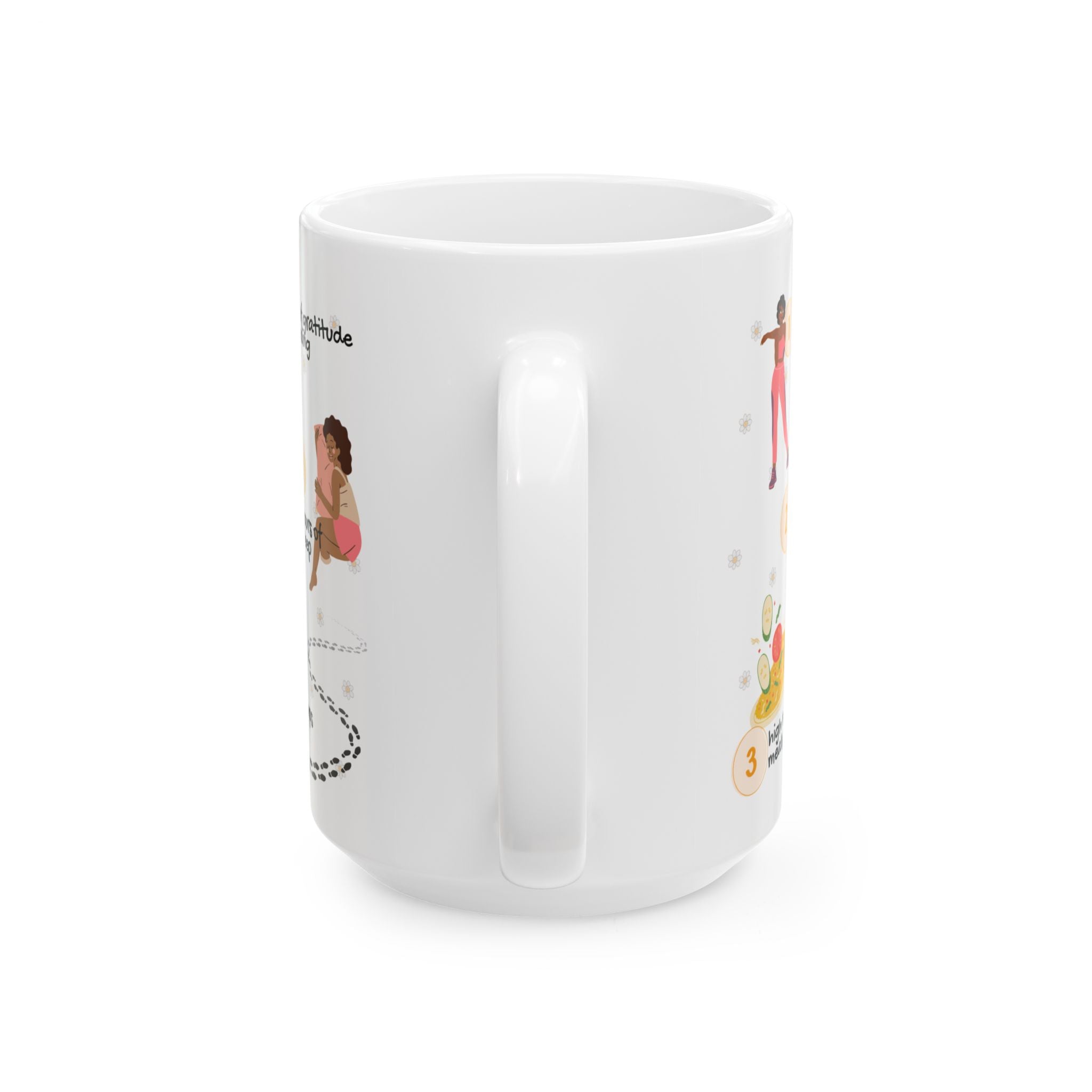 Inspirational Daily Habits Ceramic Mug – “Do This (everyday)” Motivational Routine Guide