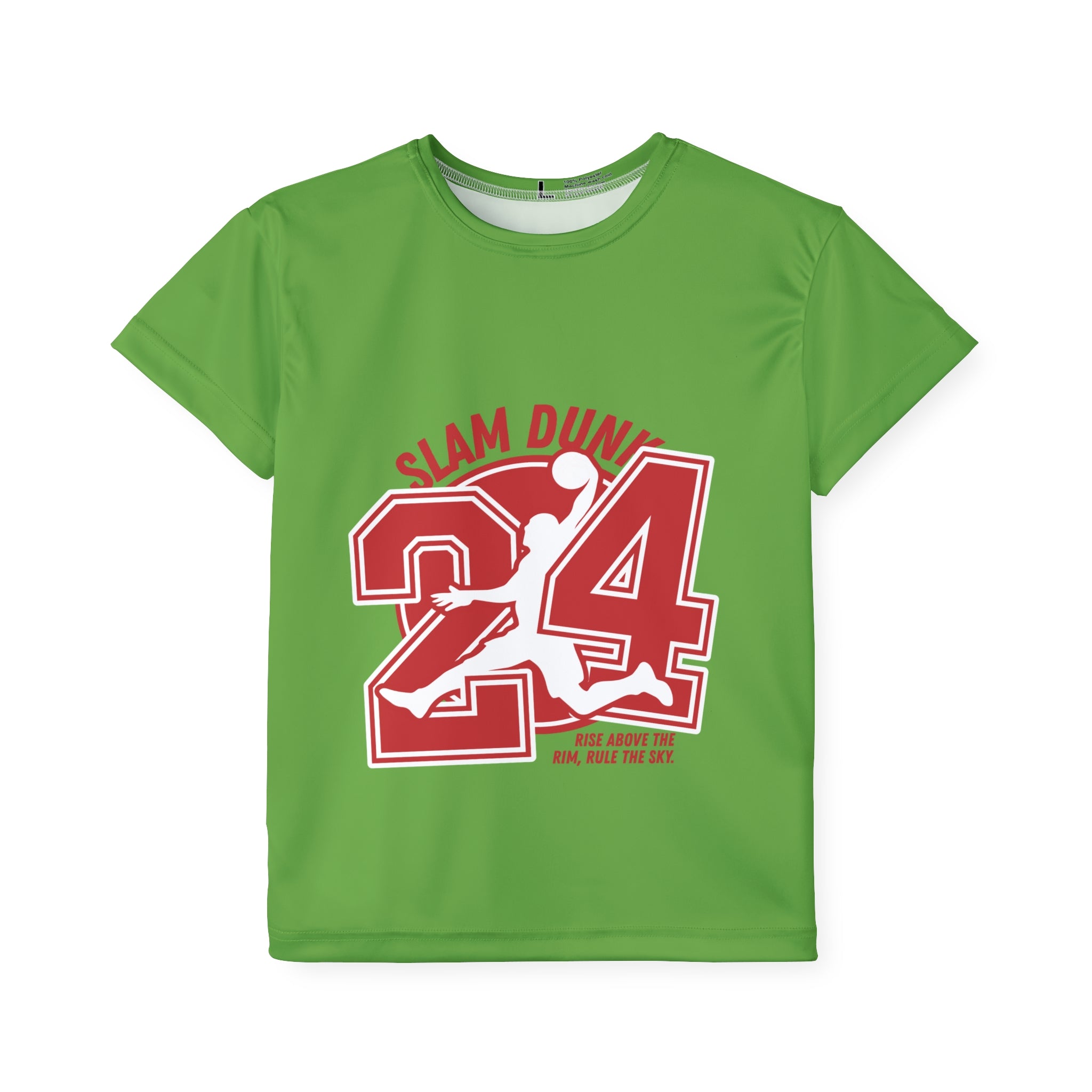 Kids Basketball Jersey – 'Slam Dunk 24' Athletic Tee