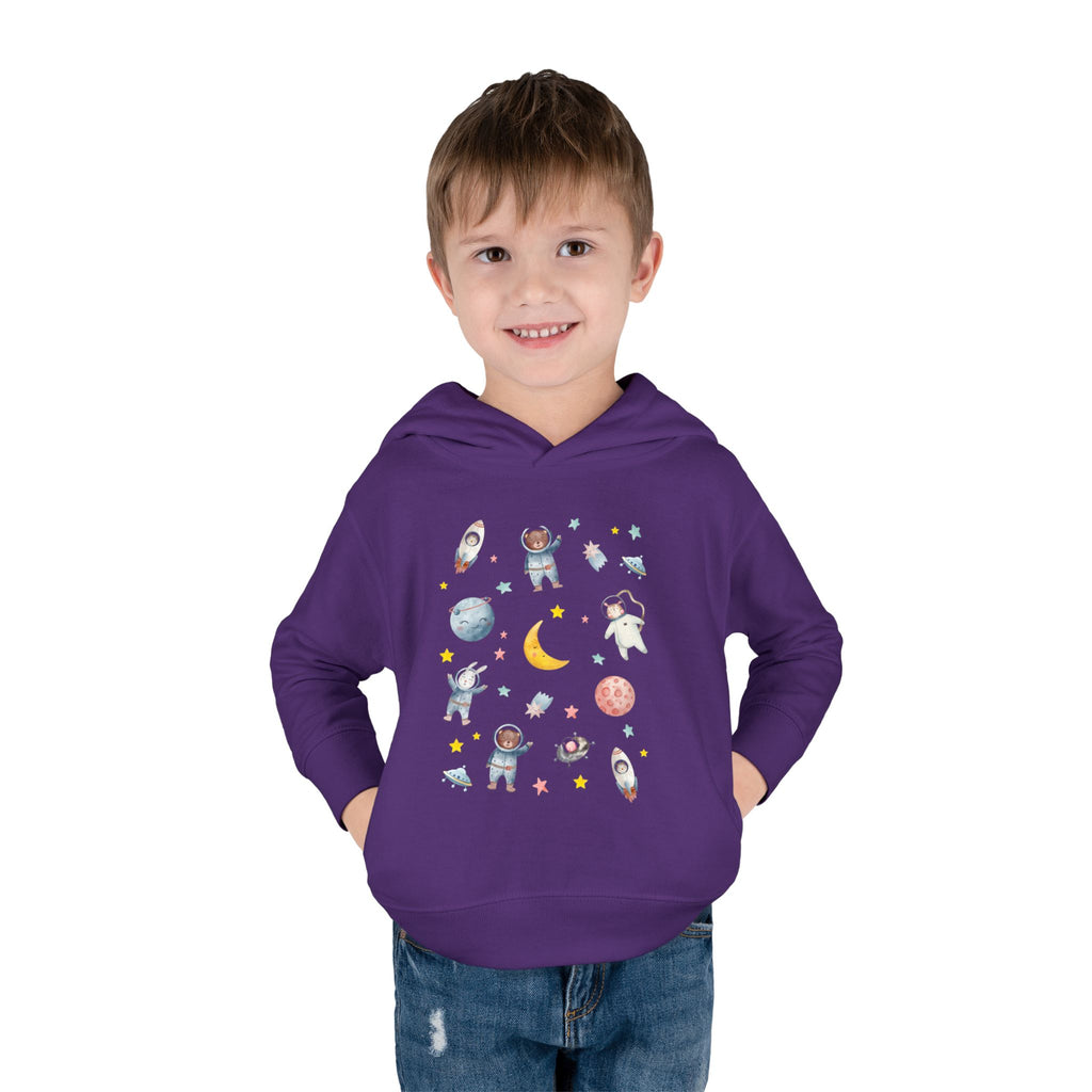 Toddler Space Hoodie — Cute Astronauts, Planets & Stars Pullover