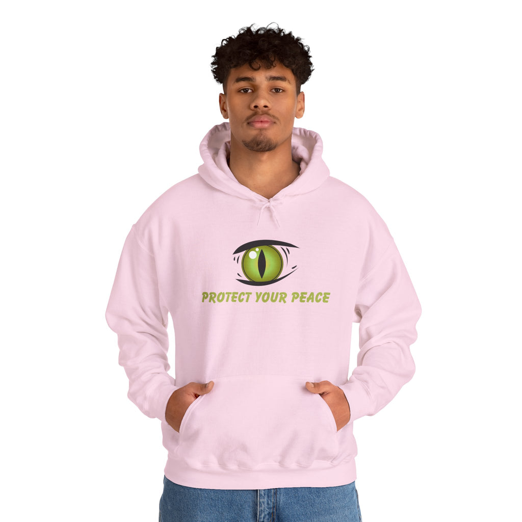 Hooded Sweatshirt - 'Protect Your Peace' Eye Design