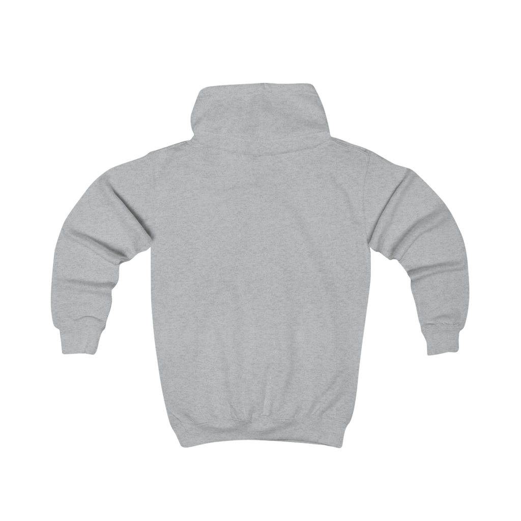 Kids Hoodie - Vibrant 'BE yourself' Graphic Orange Cozy Sweatshirt for Confidence and Comfort
