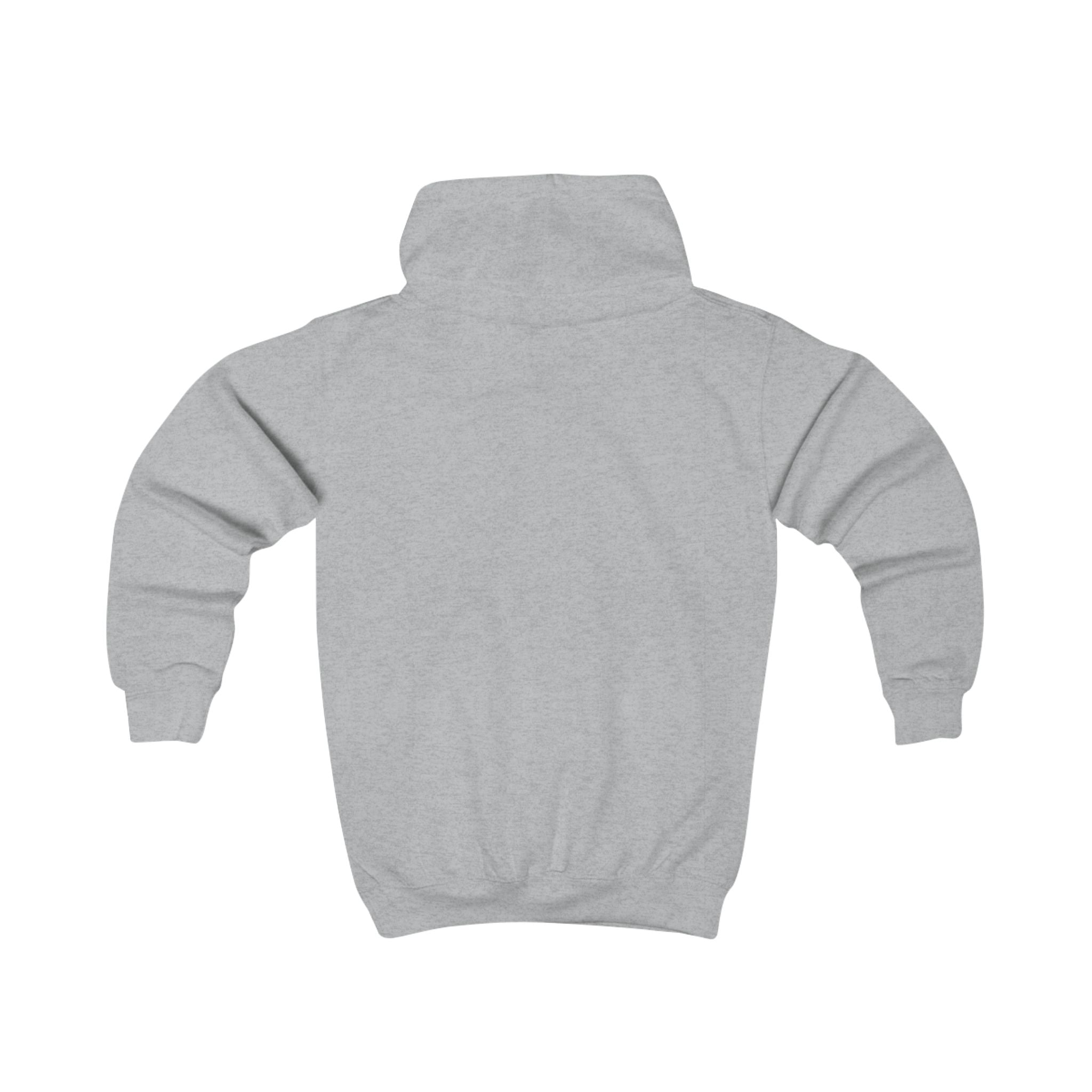 Kids Hoodie - Vibrant 'BE yourself' Graphic Orange Cozy Sweatshirt for Confidence and Comfort