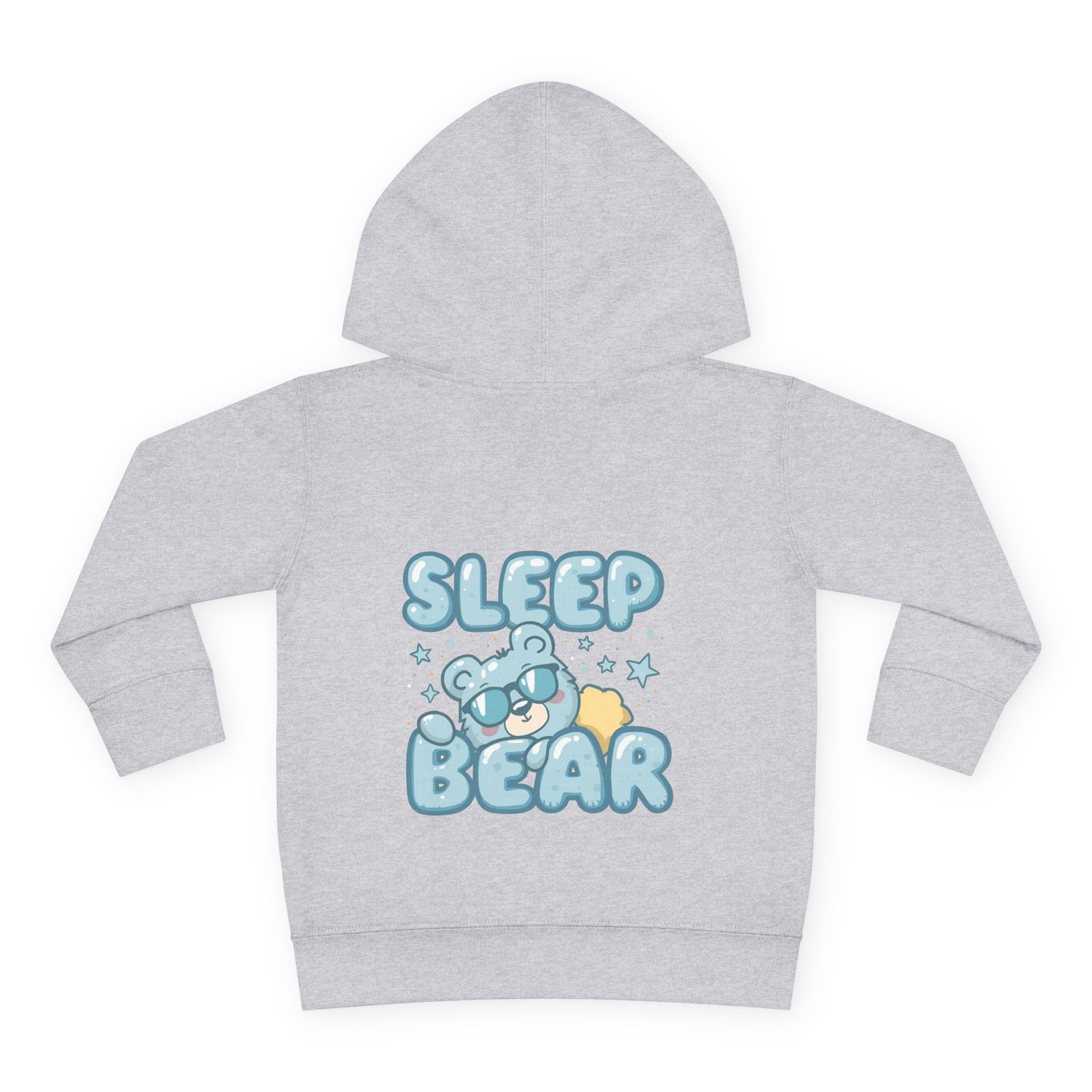 Toddler Fleece Hoodie - Nap Chief Bear Design
