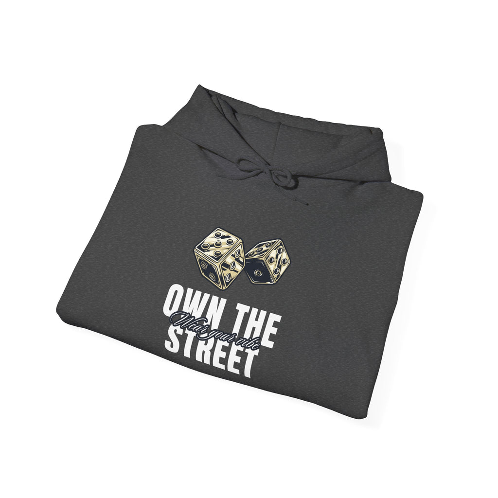 Own The Street Hoodie — Dice Graphic Streetwear Pullover