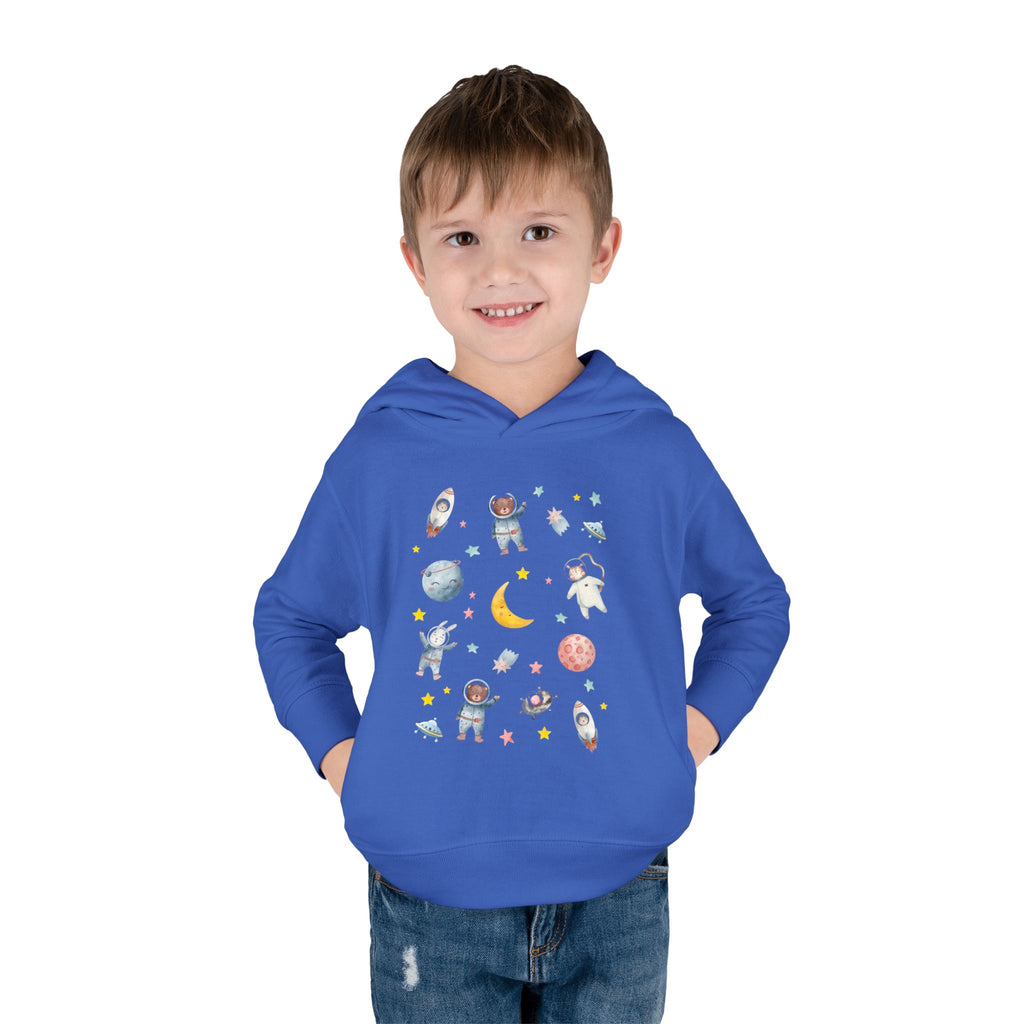 Toddler Space Hoodie — Cute Astronauts, Planets & Stars Pullover