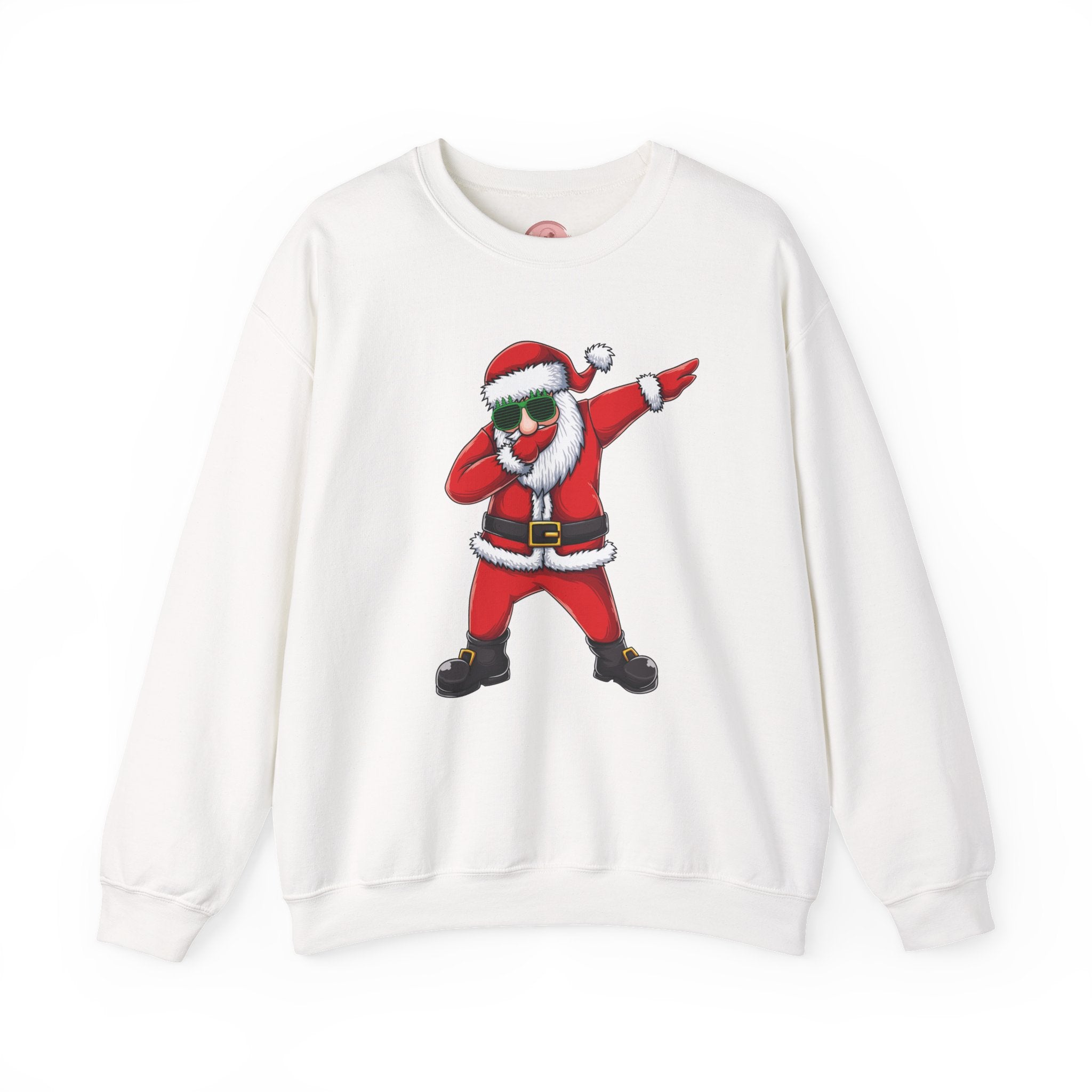 Dabbing Santa Sweatshirt — Funny Christmas Crewneck Holiday Pullover