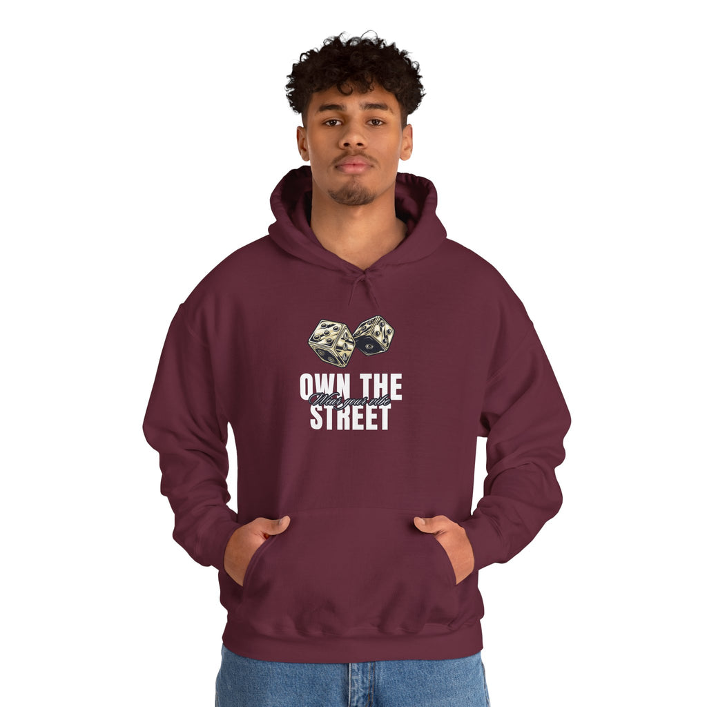 Own The Street Hoodie — Dice Graphic Streetwear Pullover