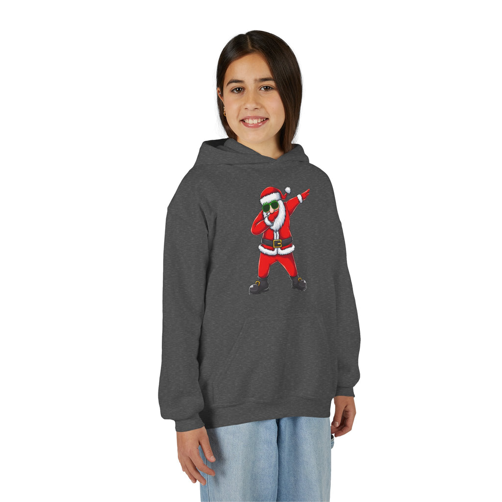 Dabbing Santa Youth Hoodie — Funny Christmas Kids Pullover