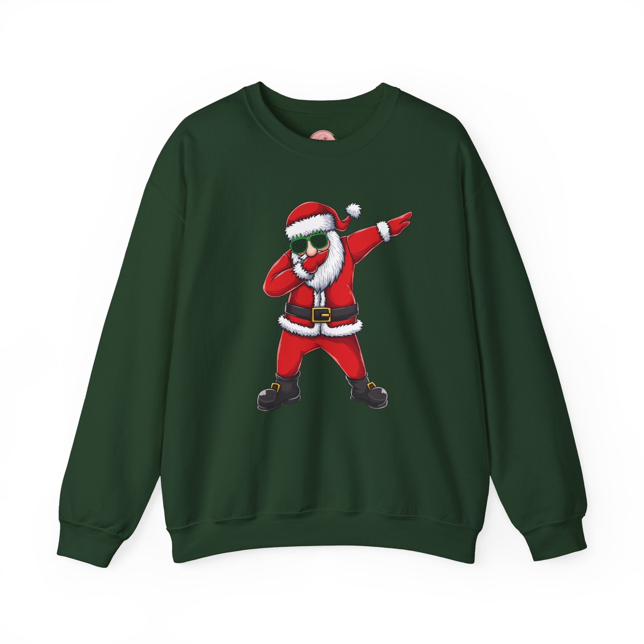 Dabbing Santa Sweatshirt — Funny Christmas Crewneck Holiday Pullover