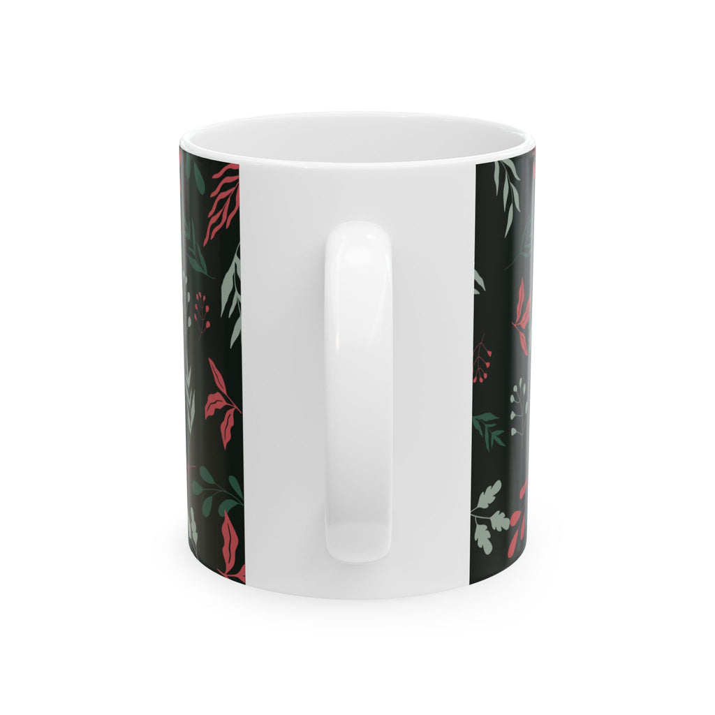 You + Me Together Forever Floral Ceramic Mug